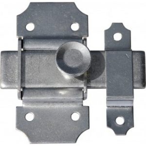 Targette coulissante à pêne plat en acier – DRR