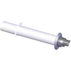 Terminal horizontal Econext PPs/Galva pour appareil à condensation