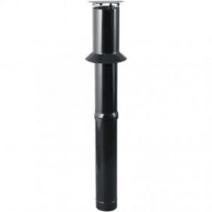 Terminal vertical orange poêle à granulés étanche – diamètre 80×125