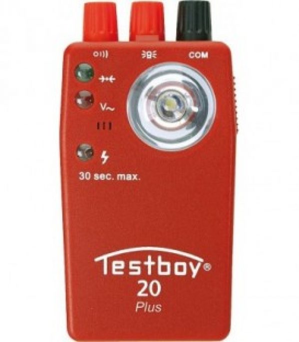 Testboy 20 controleur de continuite optique et acoustique a tension invariable jusqu&rsquo;a 400 V