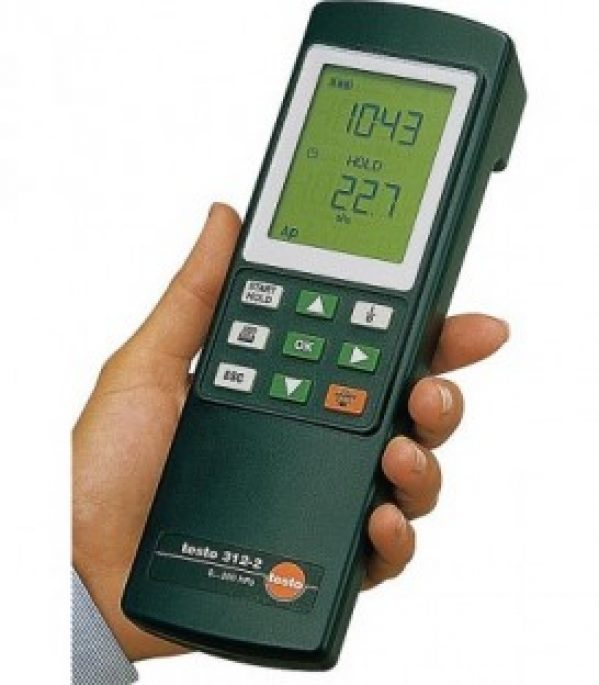 Testo 312-3 Appareil de mesure robuste jusqu&rsquo;a 300/6000 hPa