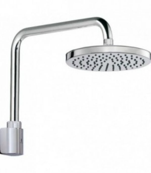 Tete de douche ELIOS, laiton plastique chromé, d250 mm 1 jet, bras orientable 180°