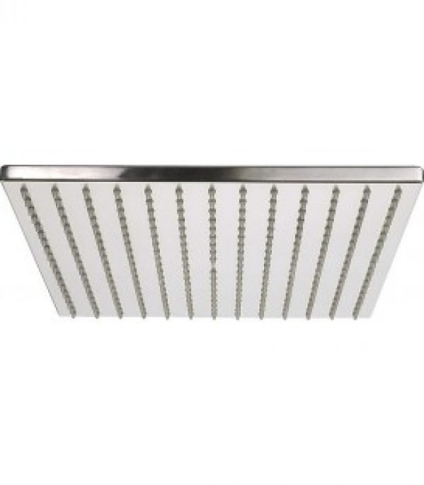 tete de douche EURI d300x300mm, inox poli sans bras de douche