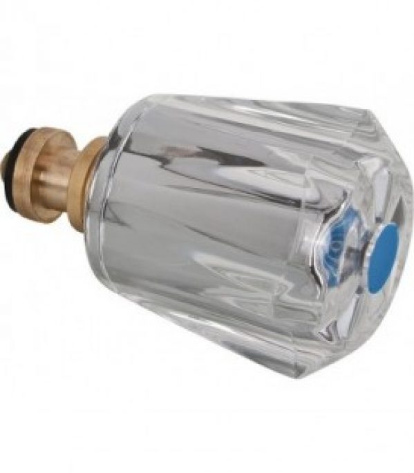 Tete de robinet 1/2 avec poignee acrylique