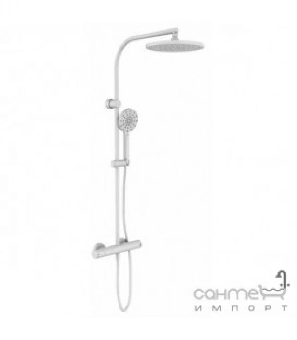 THERMOSTATIQUE DOUCHE AVEC COLONNE TIME LUI BLANC