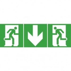 Étiquettes d’évacuation pour BAES