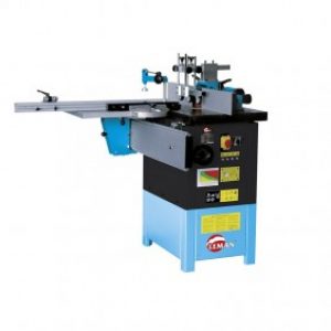 Toupie à bois 2800 W arbre 30mm avec chariot TOU030T triphasé