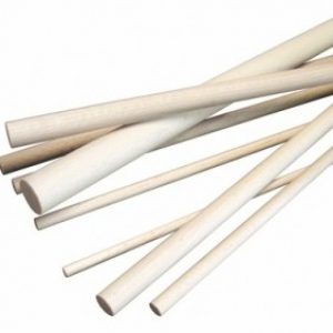 Tourillons lisses en hêtre