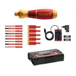 Tournevis isolé – SpeedE avec assistance électronique – 16 embouts