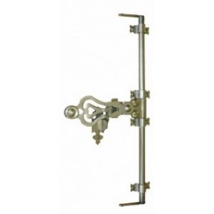 Tringle espagnolette ronde en acier inox 18/12