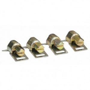 Têtes pour colliers de serrage – bande ajourée sans fin – 50 pièces