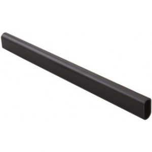 Tube de penderie – ovale – aluminium – noir – 3 m – 1019