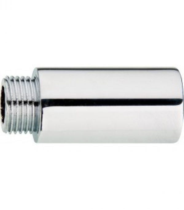 Tube de rallonge LUX, DN25 (1&Prime;) x 15 mm laiton chromé