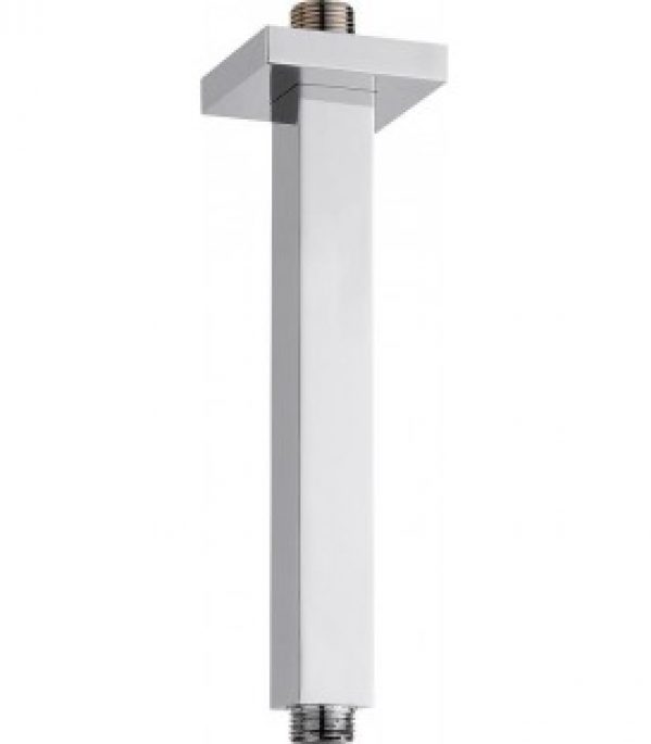 tube raccord plafond DN15(1/2″), L200mmm inox poli