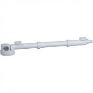 Tubulure ESPACE avec siphon extra-plat intégré et rallonge pour évier  – Wirquin Pro 30720479