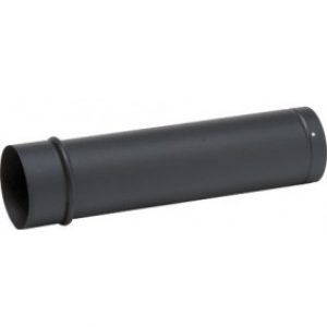 Tuyau acier émail noir – rigide – coulissant 50 cm