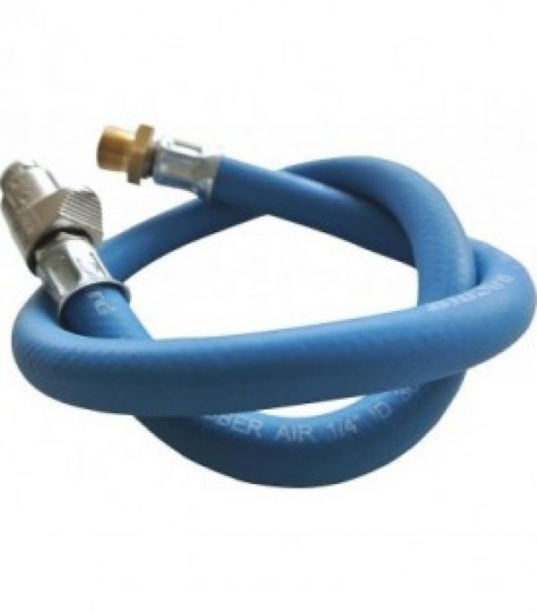 Tuyau pour pistolet de gonflage de pneus, avec DN8 (1/4&Prime;)raccord et prise Quick