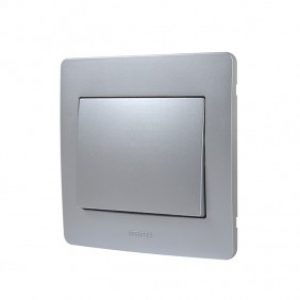 Va-et-vient encastré complet – alu – Diam2