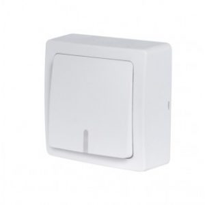 Va-et-vient saillie avec voyant lumineux complet – blanc – Blok