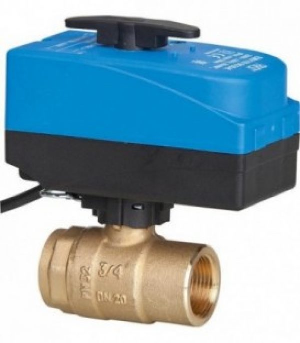 Vanne a boisseau spherique electro 2/2 voies 1&Prime; type EMV 110 220/9G30-K femxfem DVGW