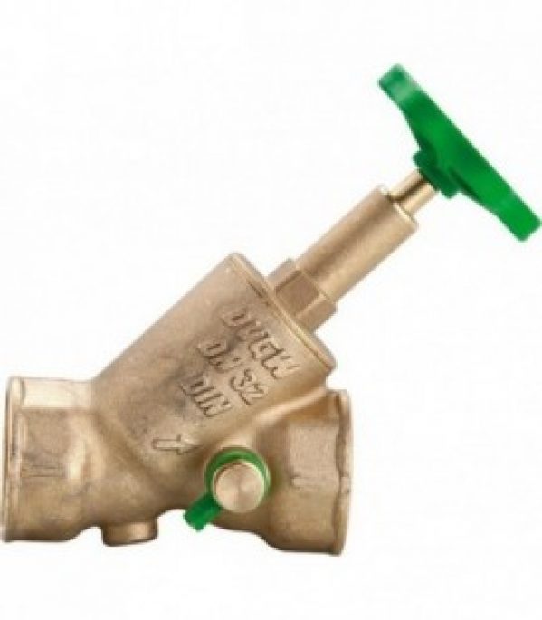 Vanne a siege oblique DIN-DVGW avec vidange DN 32 11/4&Prime;