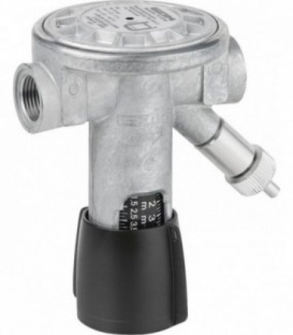 Vanne anti-levage commandé par membrane DN10(3/8&Prime;) fem, 10 bars, avec soupape de controle intégré