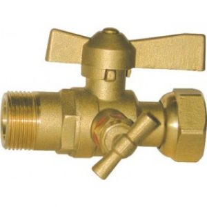 Vanne avant ou après compteur mâle / femelle avec purge