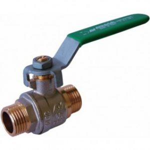 Vanne à boisseau sphérique à manette avec presse étoupe – MM