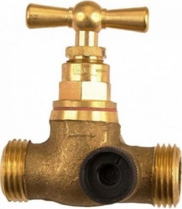 vanne à boisseau sphérique sans butée avec purge – male/male 1/2&Prime; robinet d&rsquo;arrêt