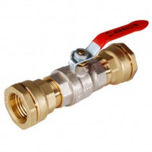 Vanne à sphère Femelle/Femelle avec raccords pour tube PE – SFERACO