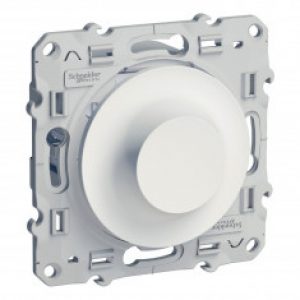 Variateur 2 fils pour tranformateur électronique 420W ODACE Blanc – S520515