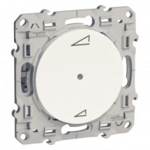 Variateur universel à poussoir ODACE Blanc – S520560
