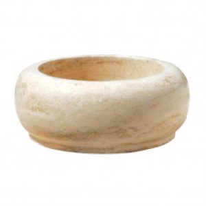 Vasque bol ronde à poser en pierre H15cm – Ø42cm – Ondyna UR2205