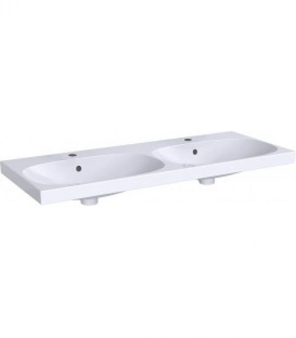 Vasque double Keramag Acanto blanc,lxpxh: 1200x480x170mm