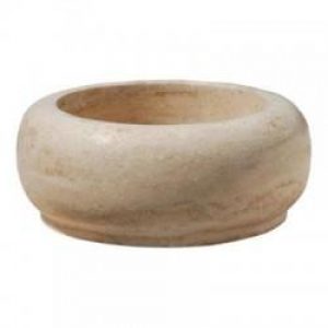 VASQUE EN PIERRE RONDE D. 42 H.15 CM SABLE – CRISTINA ONDYNA UR2205