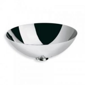 VASQUE INOX A POSER D.29 cm / H.13 cm AVEC BASE D’APPUI – CRISTINA ONDYNA VX129