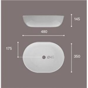 Vasque à poser Monaco 48