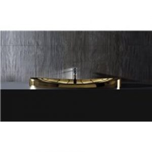 Vasque semi-encastrée Klea Dorée 90 x 40 – GALA