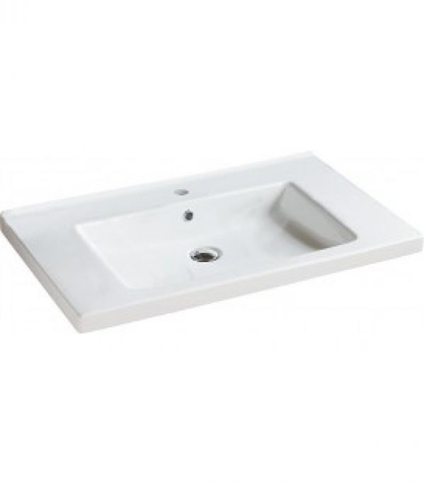 Vasque &lsquo;TRENDY&rsquo; lxHxP 860x115x510mm 1 trou pour robinetterie