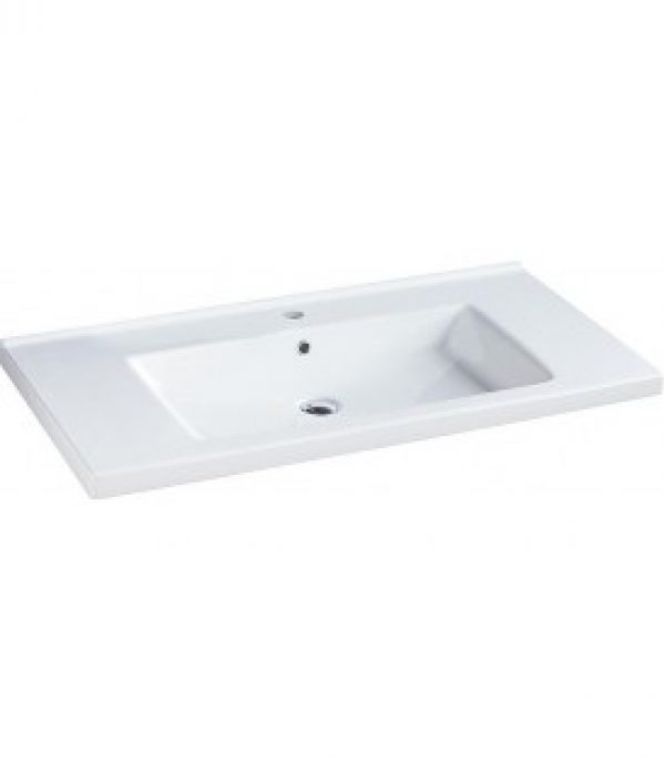 Vasque ‘TRENDY’ lxHxP1060x155x510mm avec 1 trou pour robinetterie