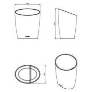 Verre blanc brillant saku COSMIC