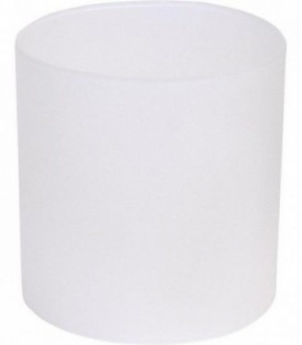 Verre de rechange universel cylindrique diametre 8,0 cm x 8,0 cm