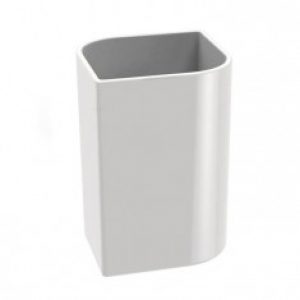 Verre KOH-I-NOOR VELA à poser 8x8x11.5cm céramique blanche