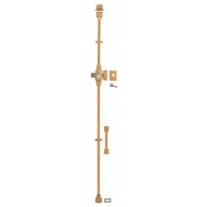 Verrou 3 points en applique – à bouton et cylindre rond – Mirage 6