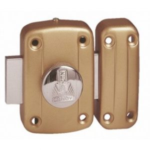 Verrou en applique – à bouton – anti-crochetage – CITY 150