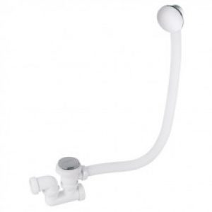 Vidage Baignoire QUICK-CLAC 700mm – Volant ABS chromé – Wirquin Pro 30720453