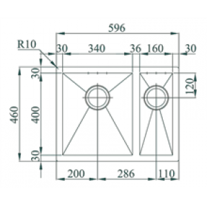 Évier Box Line 65 TEGLER