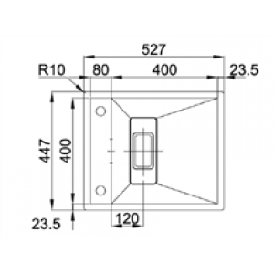 Évier Invisible 40R TEGLER