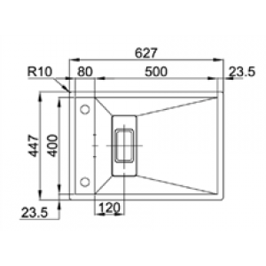 Évier Invisible 50 TEGLER