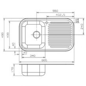 Évier Regent 10 Lux Galindo